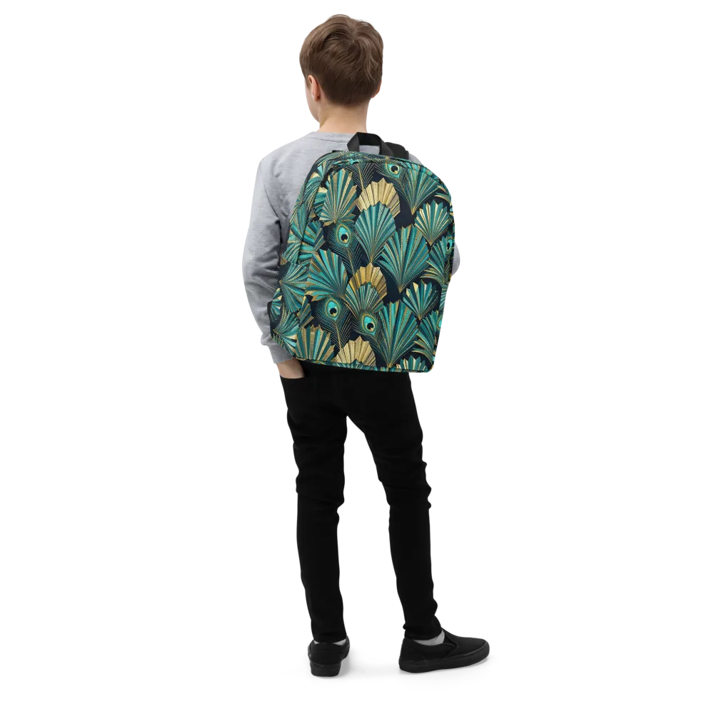 Art Deco Flight on Minimalist Backpack — Right Front