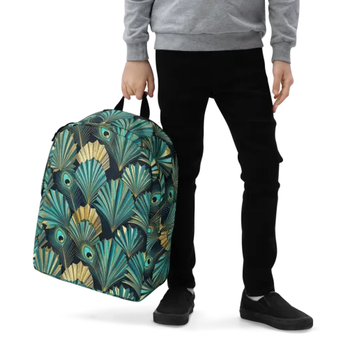 Art Deco Flight on a Minimalist Backpack