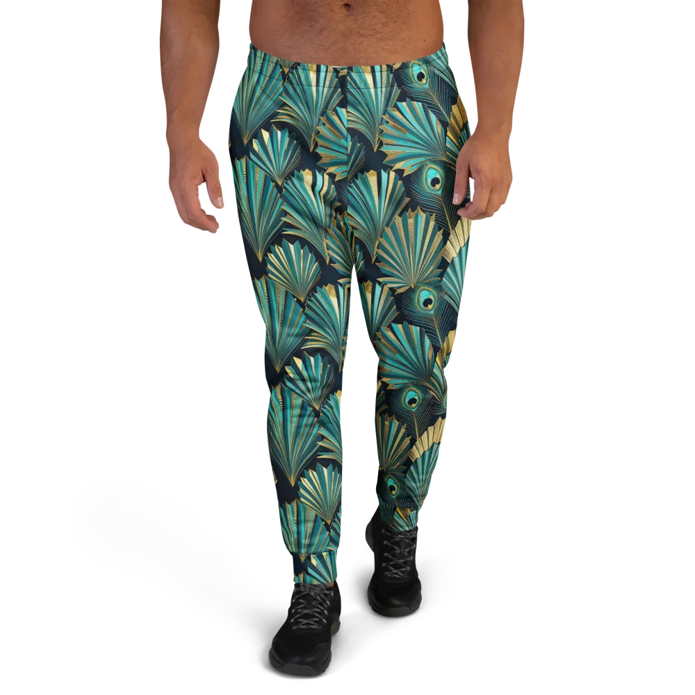 Art Deco Flight on Men's Joggers — Front