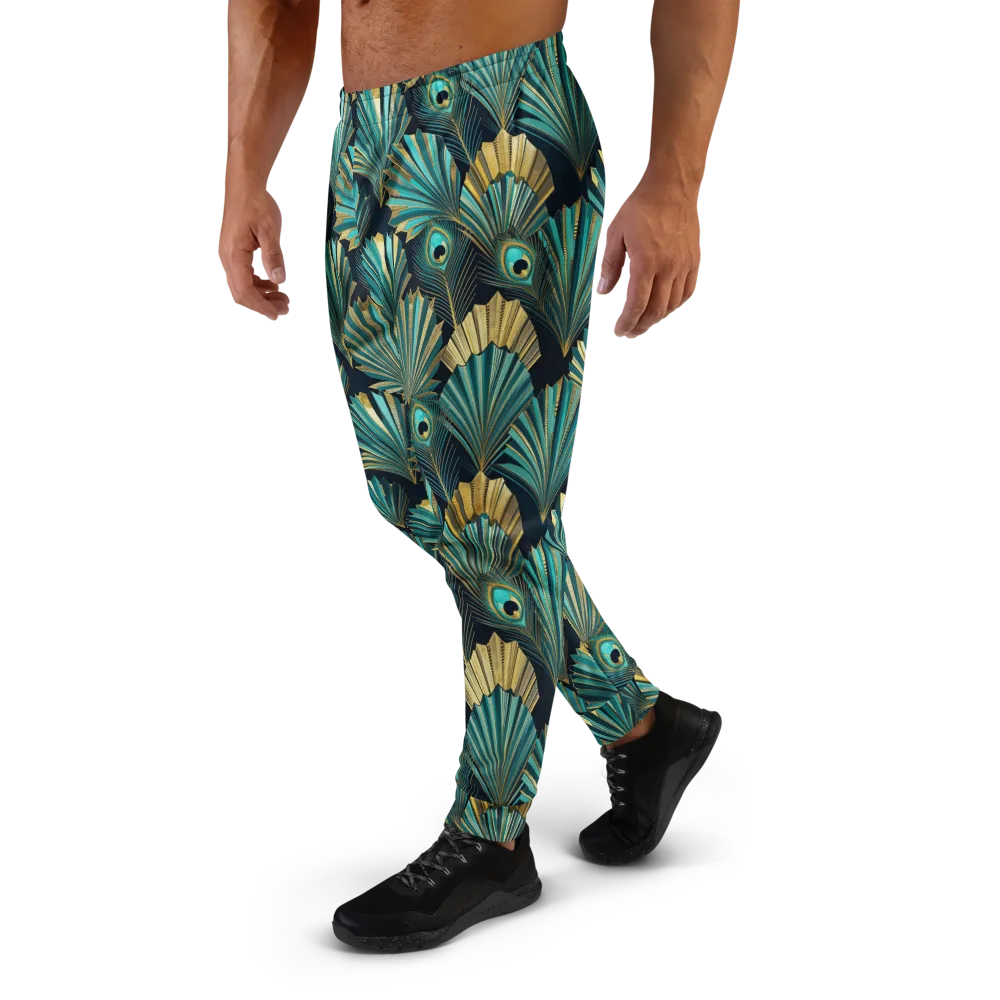 Art Deco Flight on Men's Joggers — Left