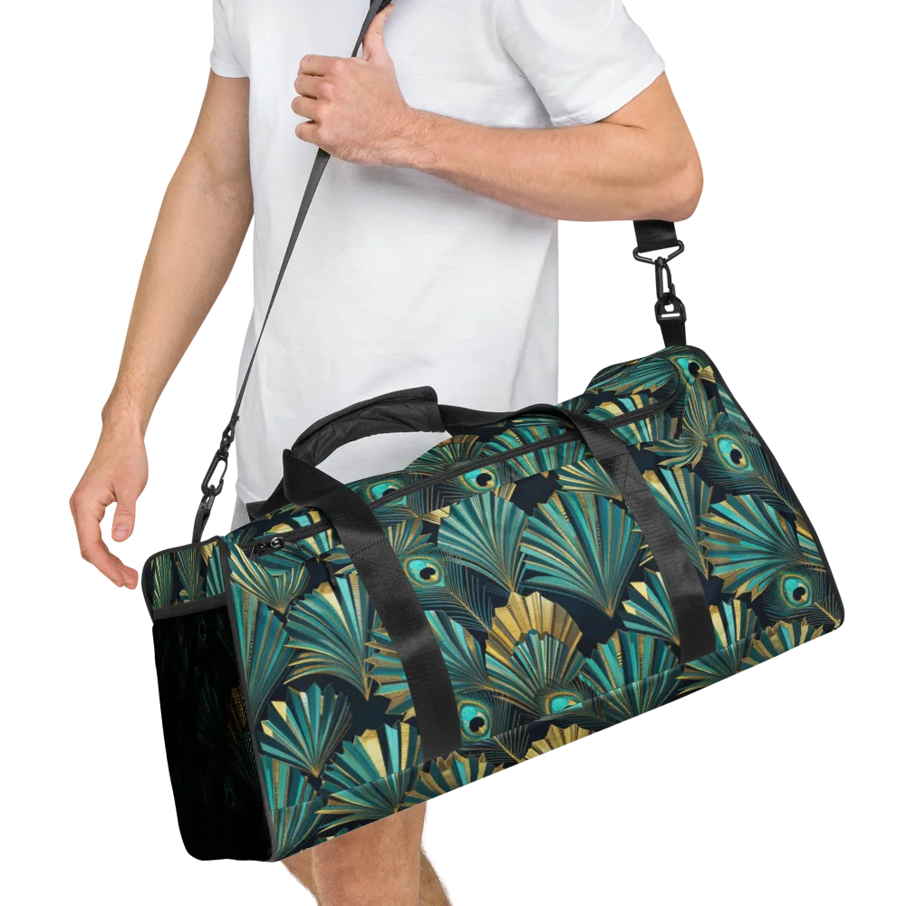 Art Deco Flight on Duffle Bag — Right Front