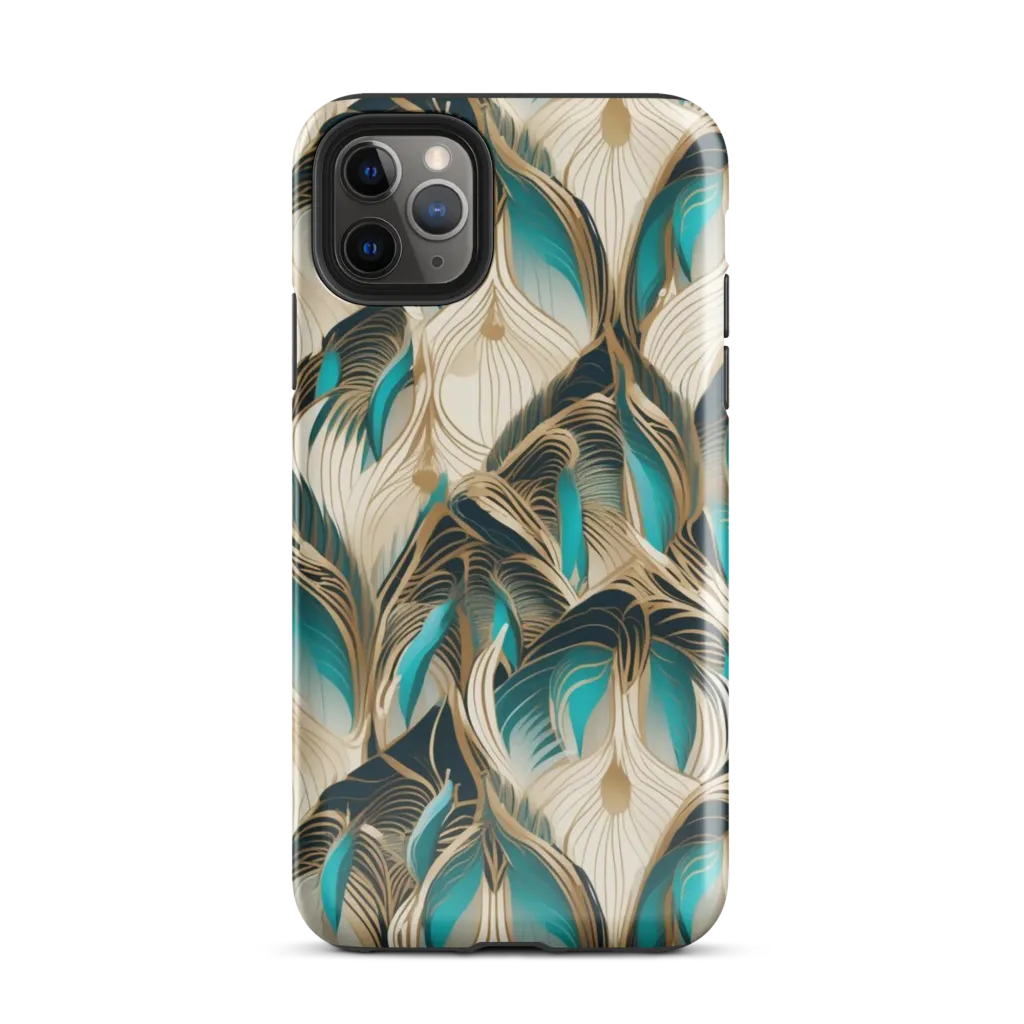 Peacock Botanica on Tough Case for iPhone® — Front