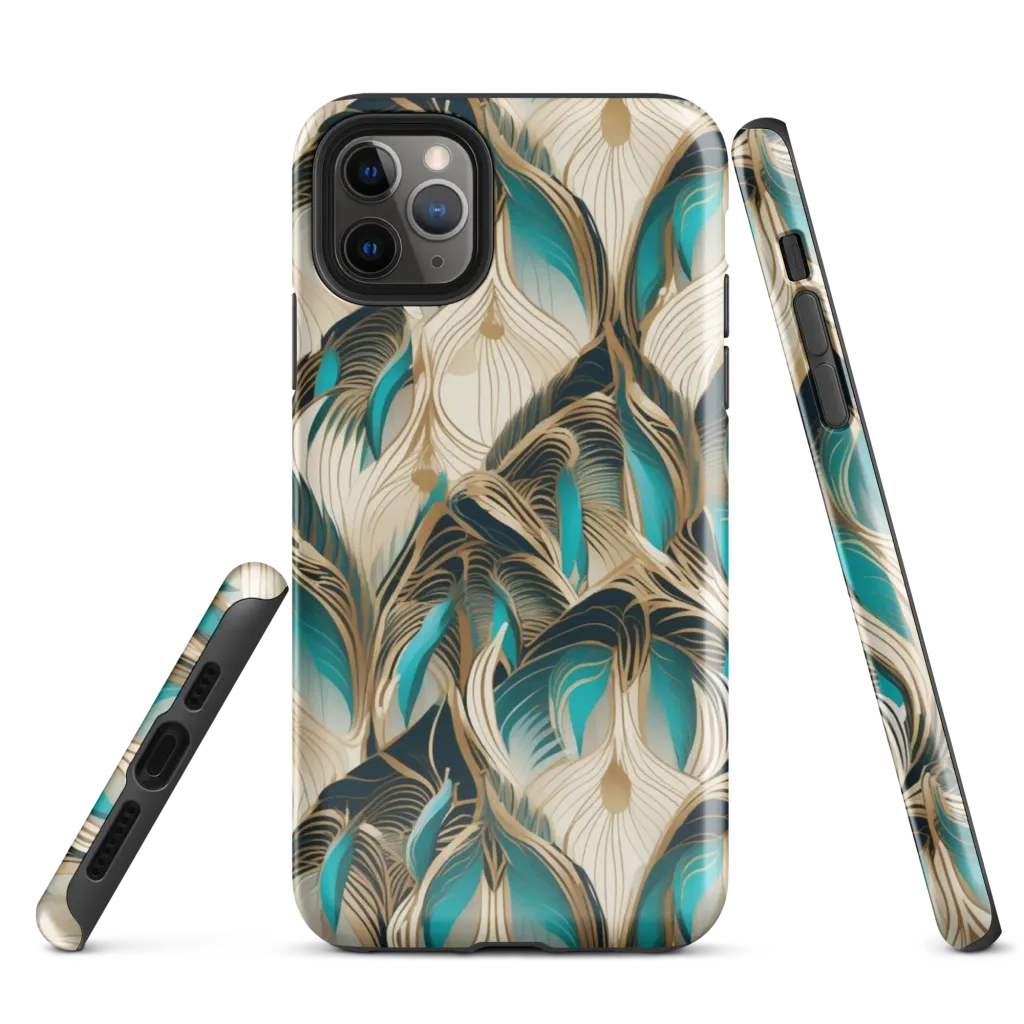 Peacock Botanica on Tough Case for iPhone® — Front