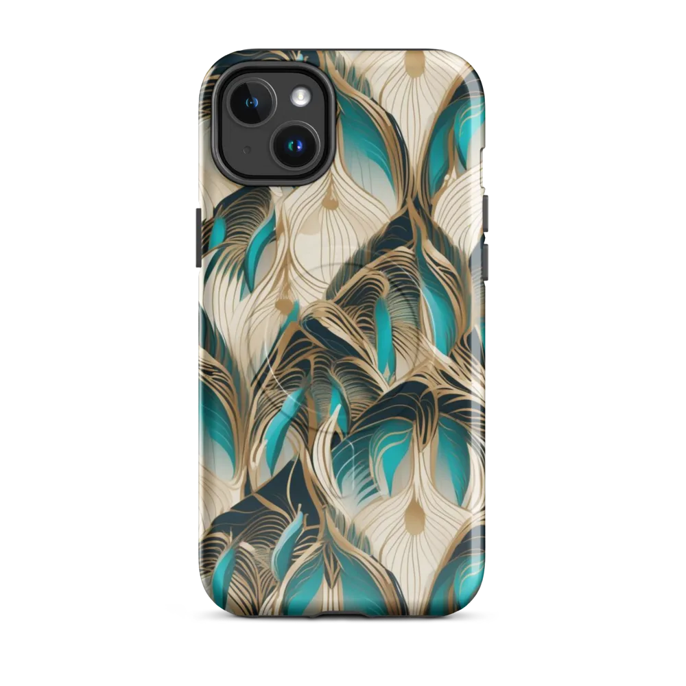 Peacock Botanica on MagSafe Tough Case for iPhone® — Front