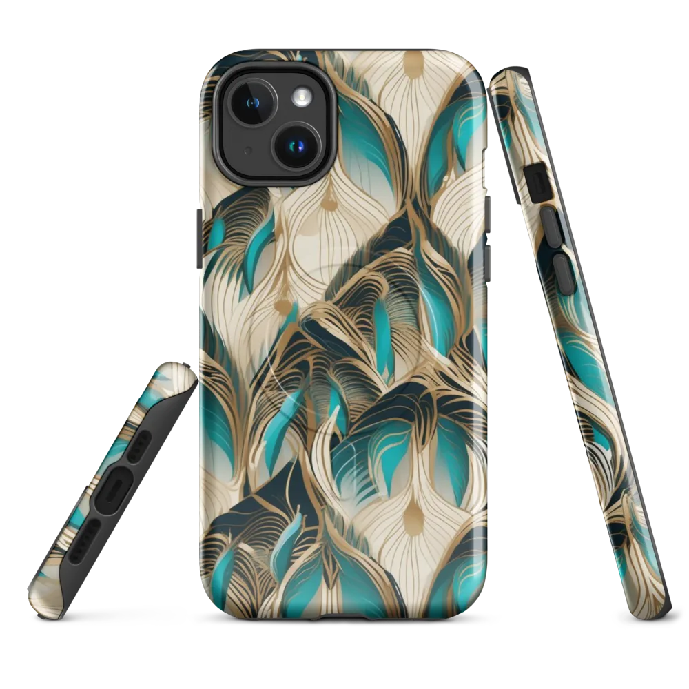 Peacock Botanica on MagSafe Tough Case for iPhone® — Front