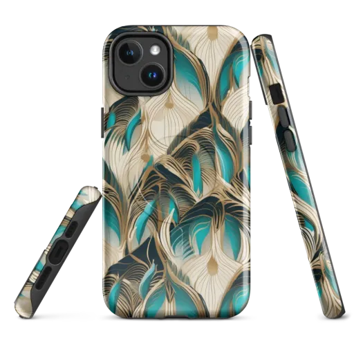 Peacock Botanica on a MagSafe Tough Case for iPhone®
