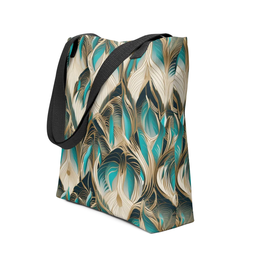 Peacock Botanica on Tote Bag — Front
