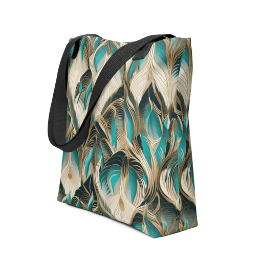 Peacock Botanica on a Tote Bag