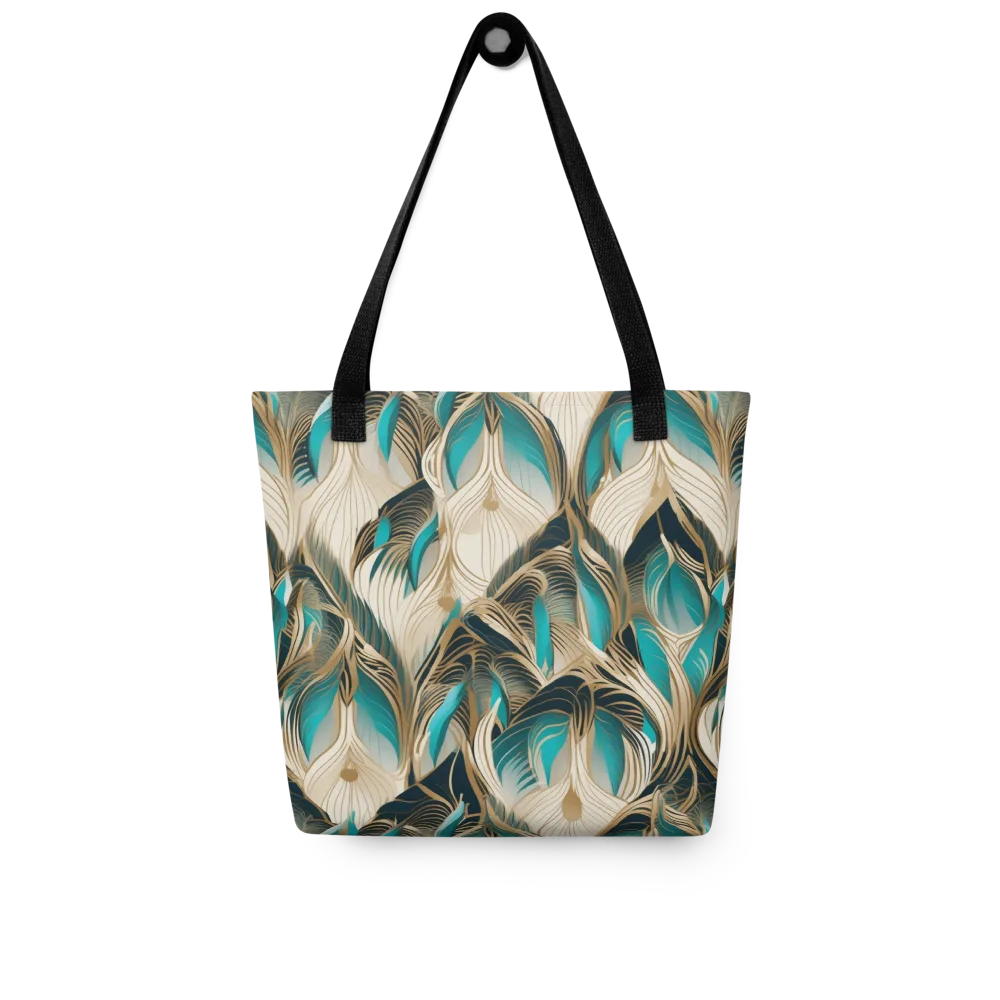 Peacock Botanica on Tote Bag — Front
