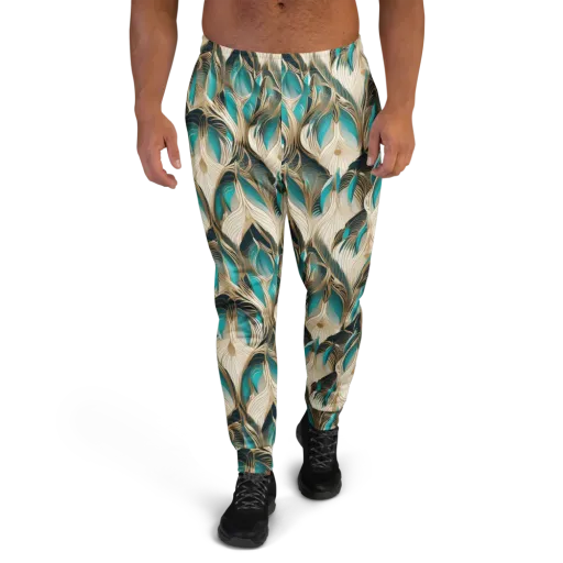 Peacock Botanica on a Men's Joggers