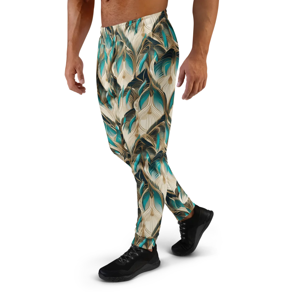 Peacock Botanica on Men's Joggers — Left