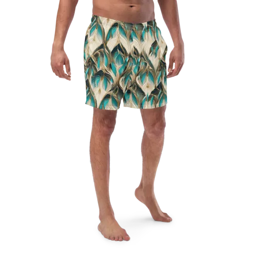 Peacock Botanica on a Swim Trunks