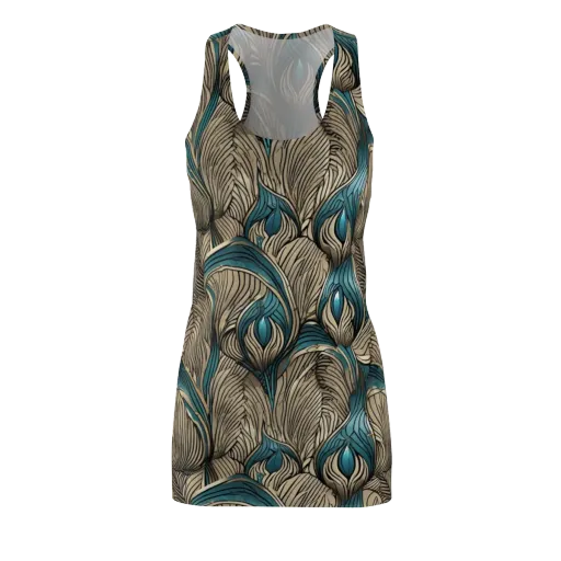 Turquoise Filigree on a Racerback Dress