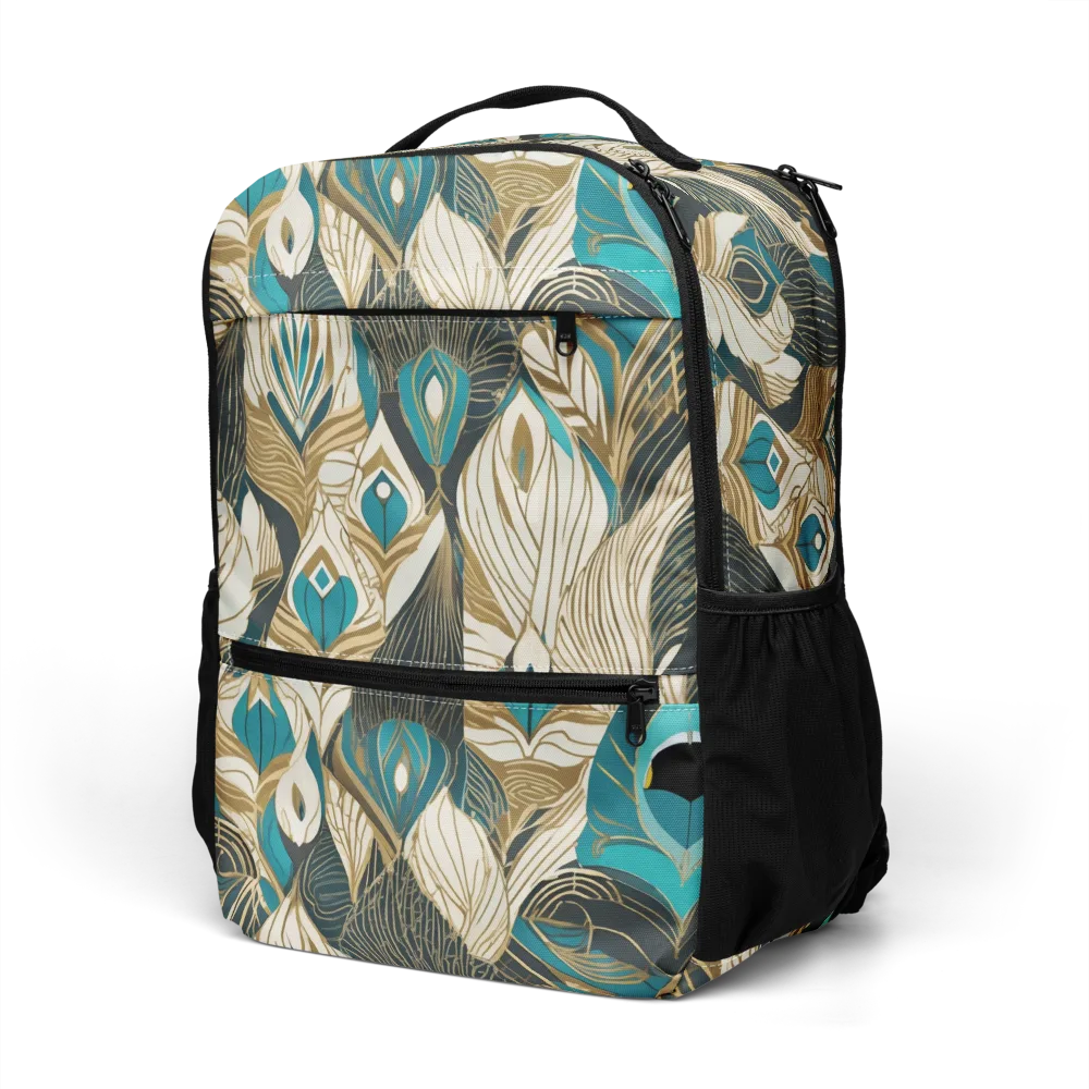 Turquoise Talisman on Utility Backpack — Left Front
