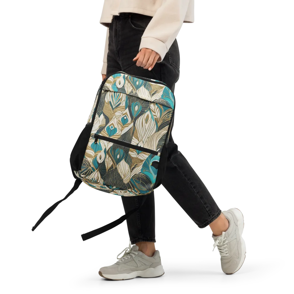 Turquoise Talisman on Utility Backpack — Front