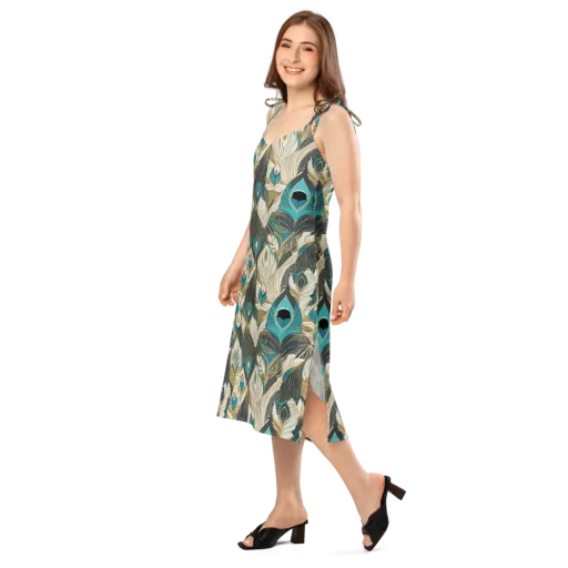Turquoise Talisman on a Slip Dress