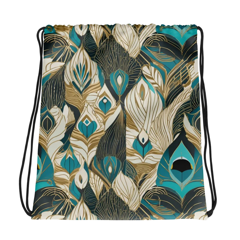 Turquoise Talisman on Drawstring Bag — Photo