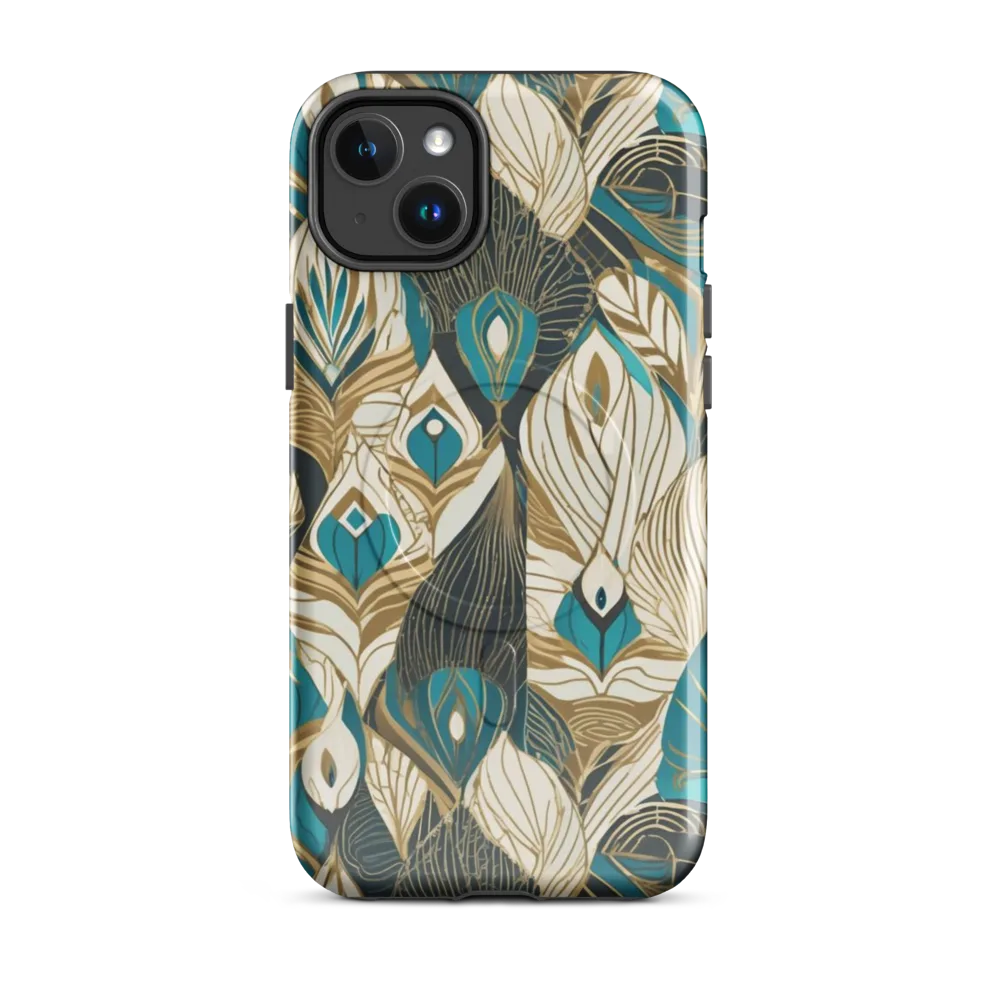 Turquoise Talisman on MagSafe Tough Case for iPhone® — Front