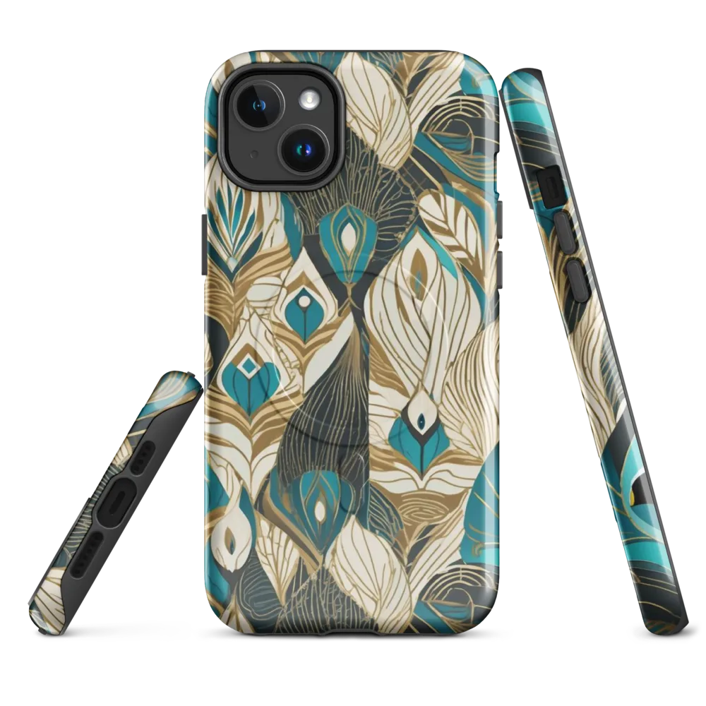 Turquoise Talisman on MagSafe Tough Case for iPhone® — Front
