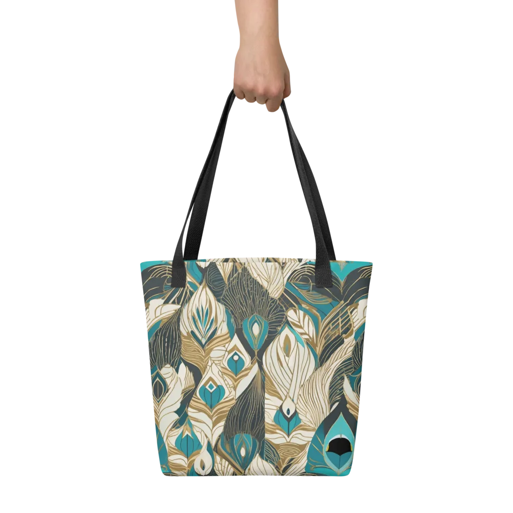 Turquoise Talisman on Tote Bag — Front