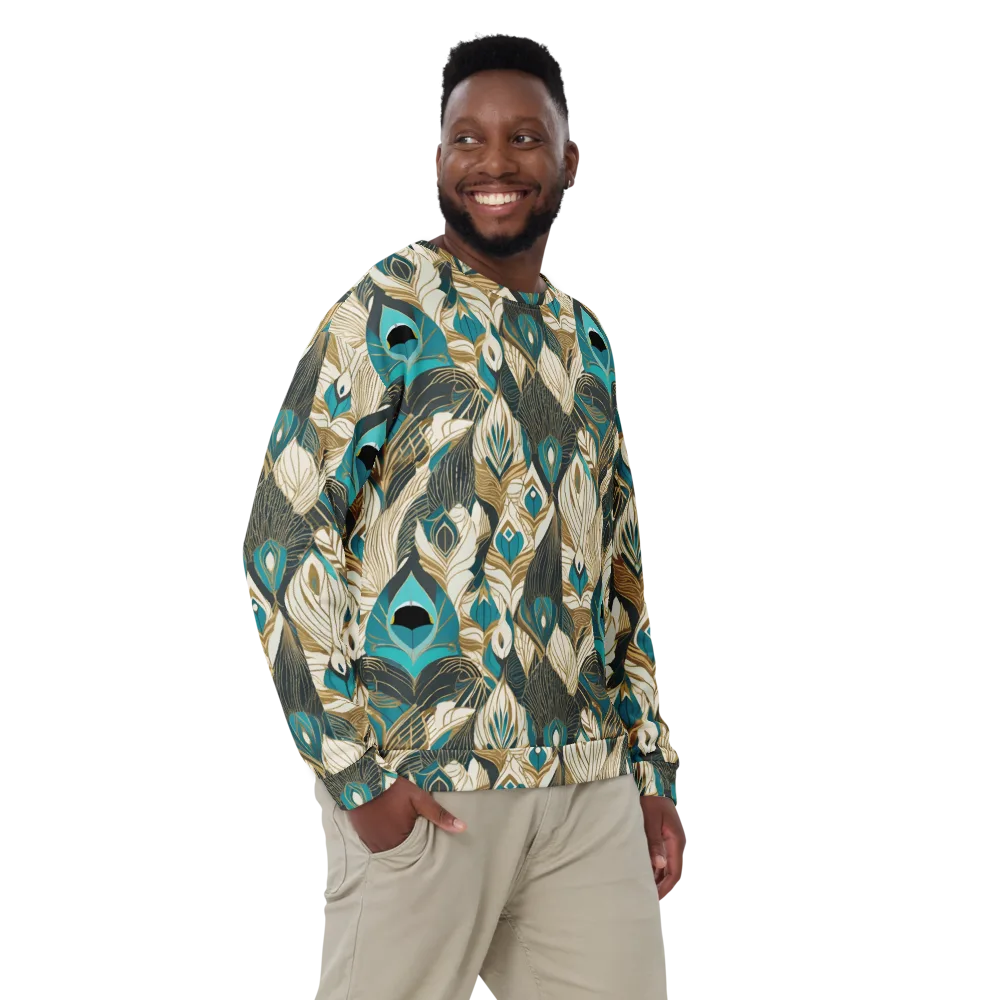 Turquoise Talisman on Sweatshirt — Front