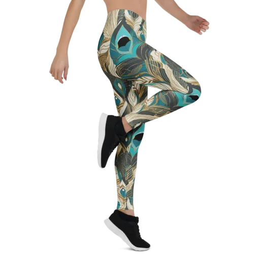Turquoise Talisman on a Leggings