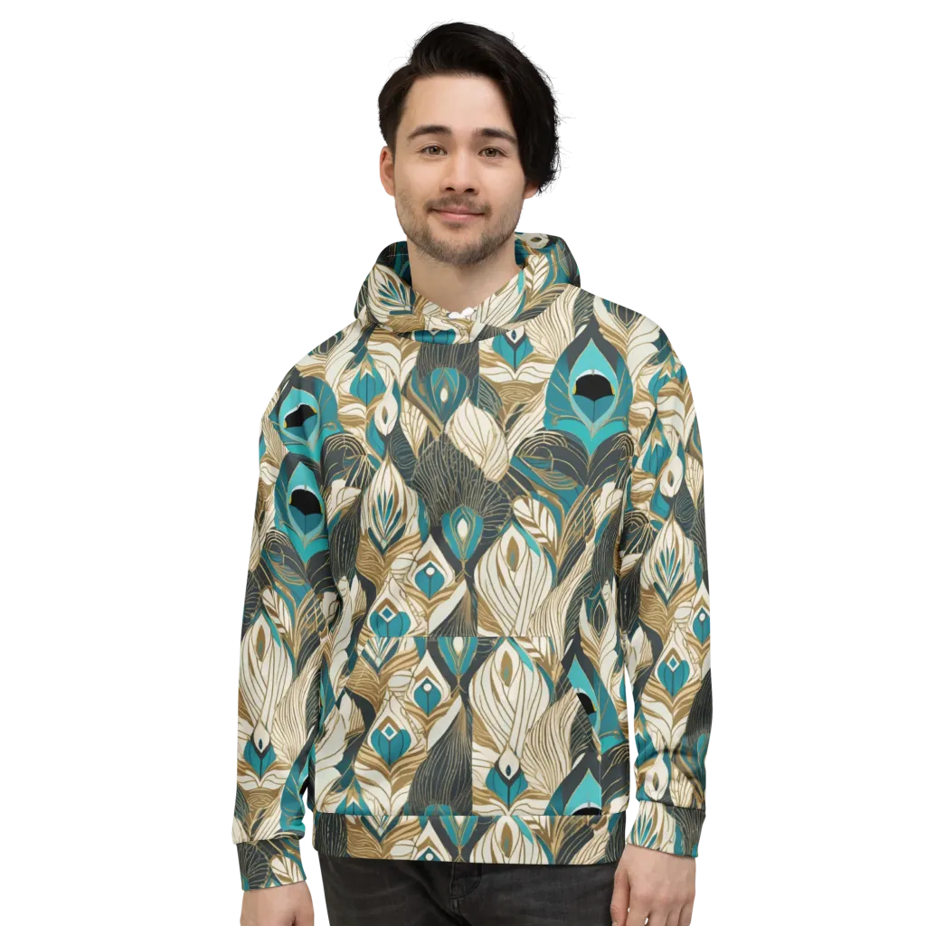 Turquoise Talisman on Hoodie — Front