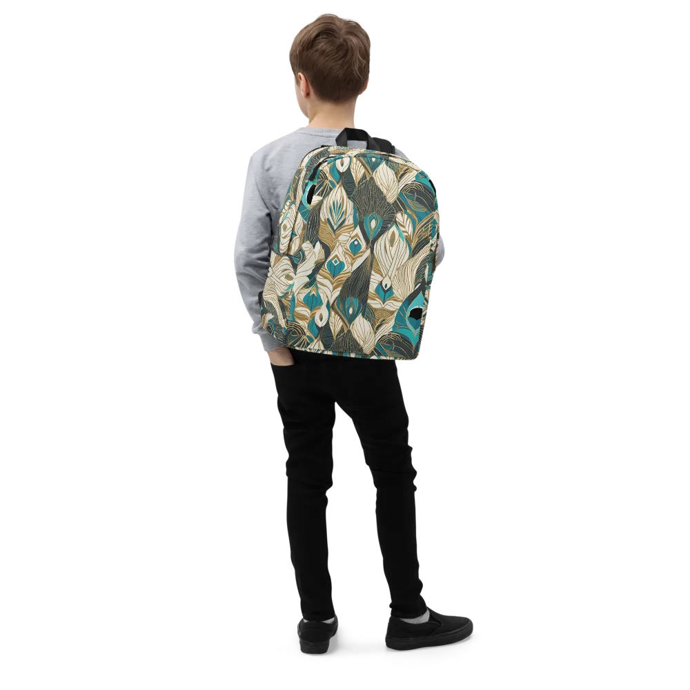 Turquoise Talisman on Minimalist Backpack — Right Front
