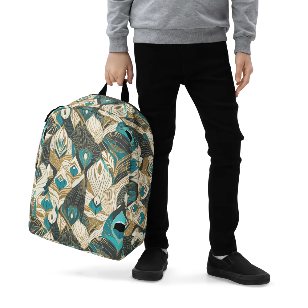 Turquoise Talisman on Minimalist Backpack — Zoomed-in