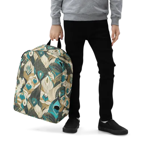 Turquoise Talisman on a Minimalist Backpack