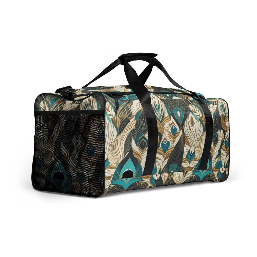 Turquoise Talisman on Duffle Bag — Right Front