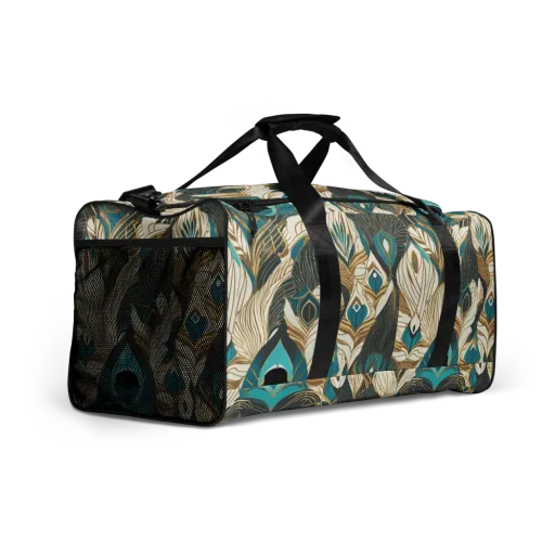 Turquoise Talisman on a Duffle Bag
