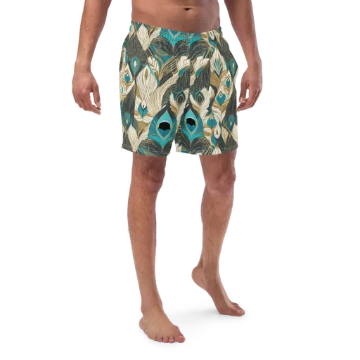 Turquoise Talisman on a Swim Trunks