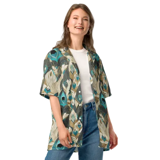 Turquoise Talisman on a Button Shirt