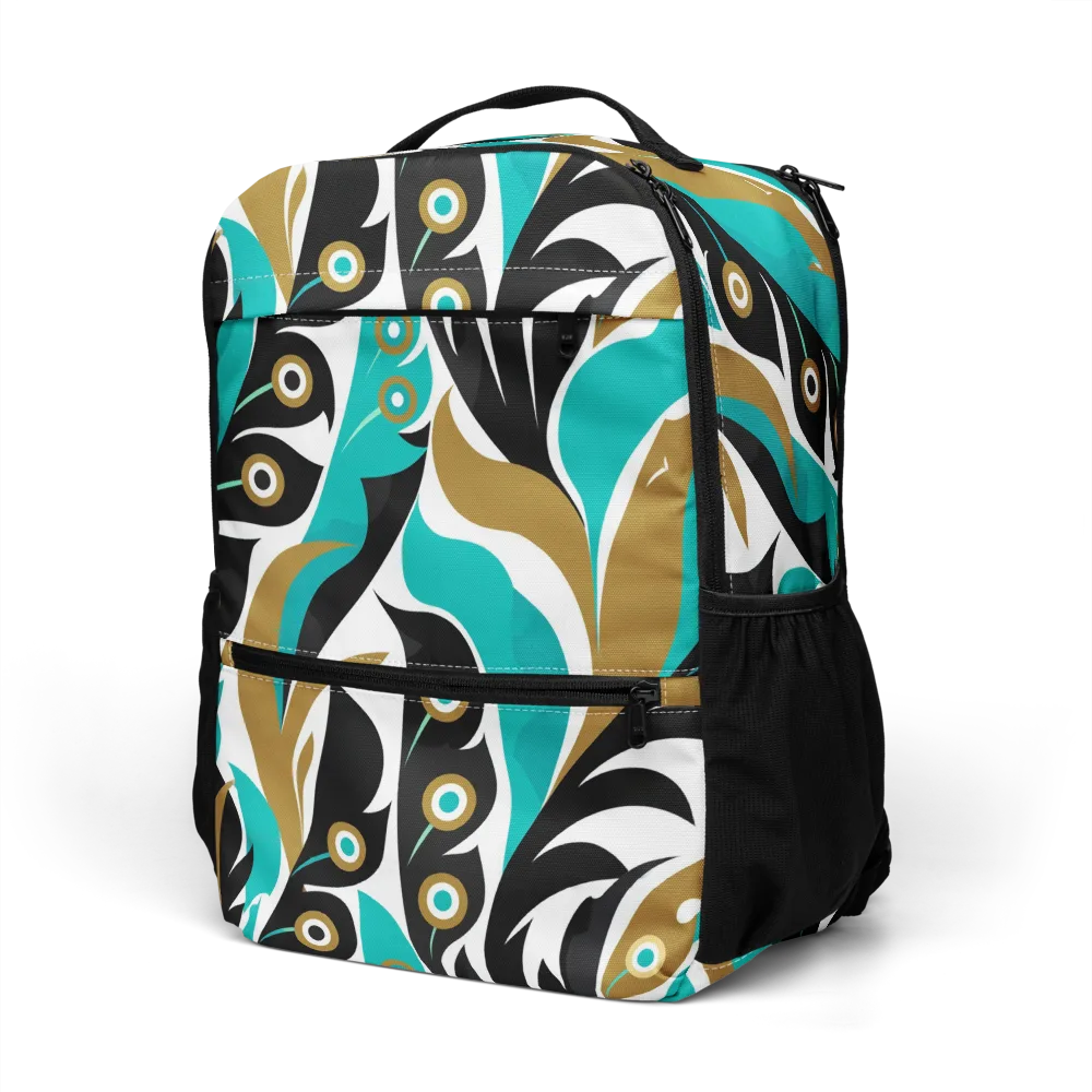 Golden Eyelet on Utility Backpack — Left Front