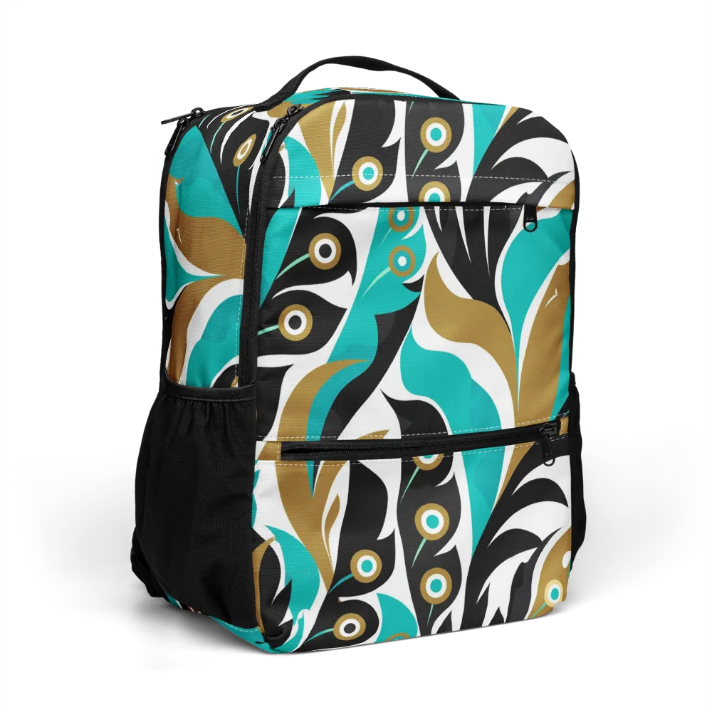 Golden Eyelet on Utility Backpack — Right Front
