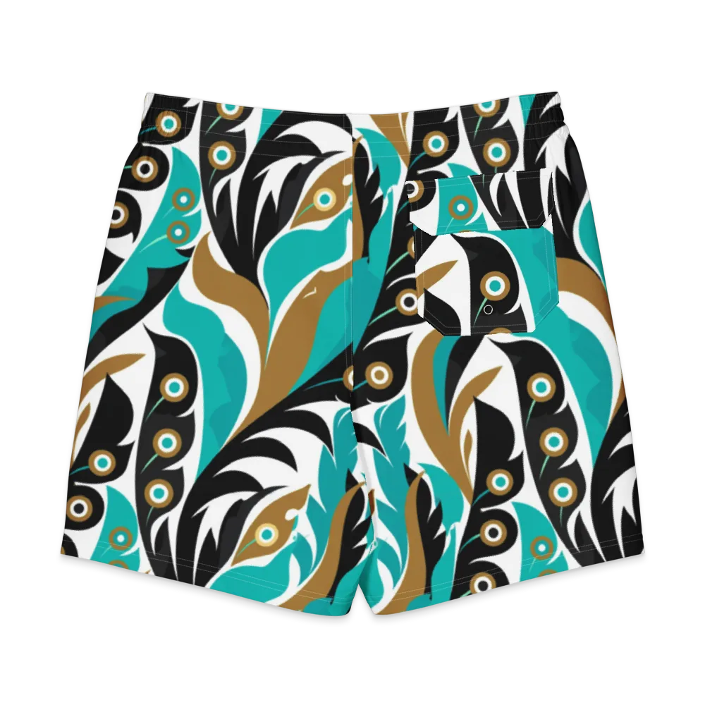 Golden Eyelet on Men's Board Shorts — Back
