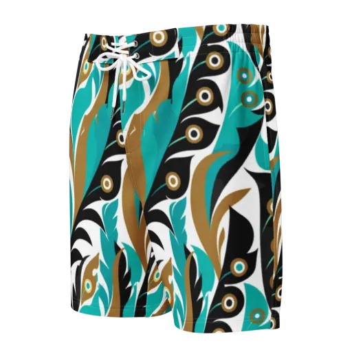 Golden Eyelet on a Men's Board Shorts