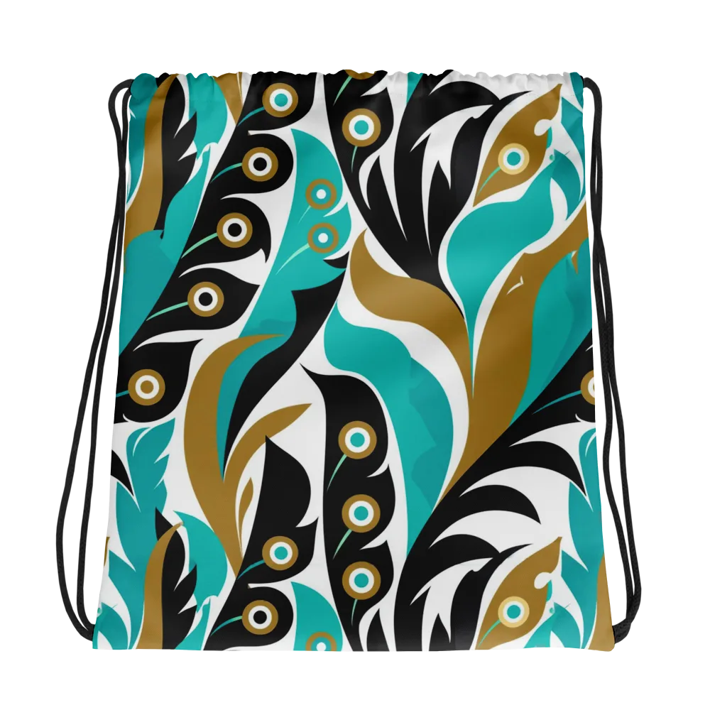 Golden Eyelet on Drawstring Bag — Photo
