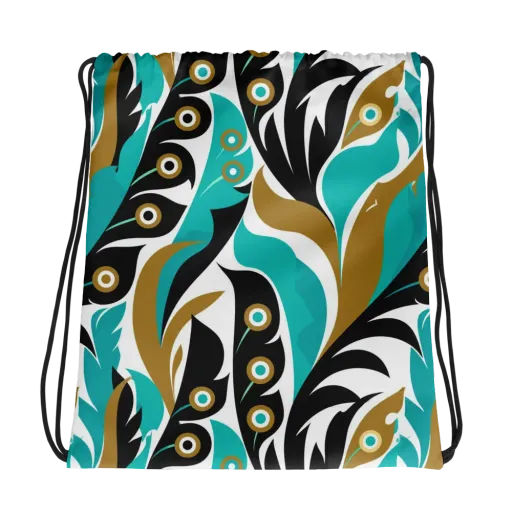 Golden Eyelet on a Drawstring Bag