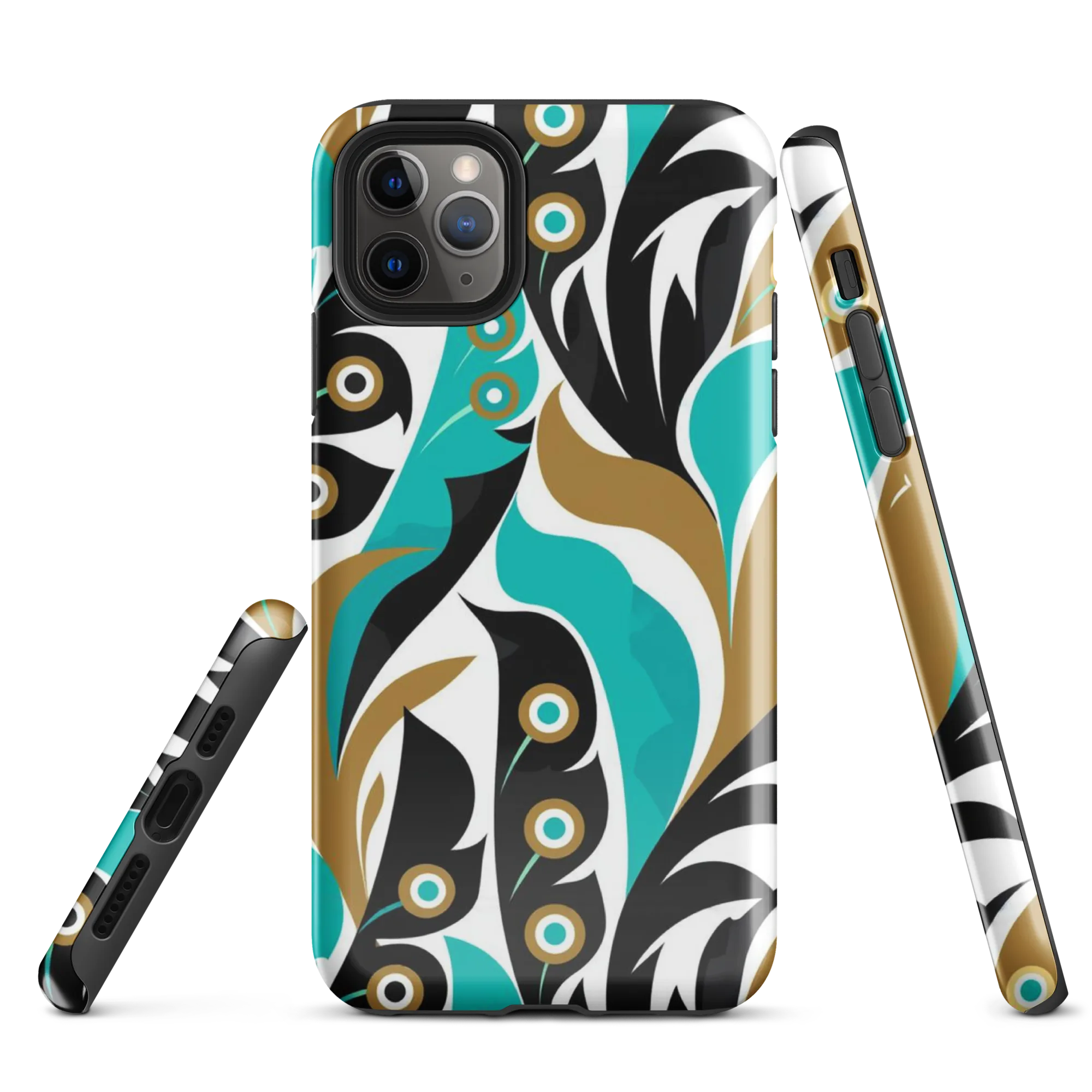 Golden Eyelet on Tough Case for iPhone® — Front