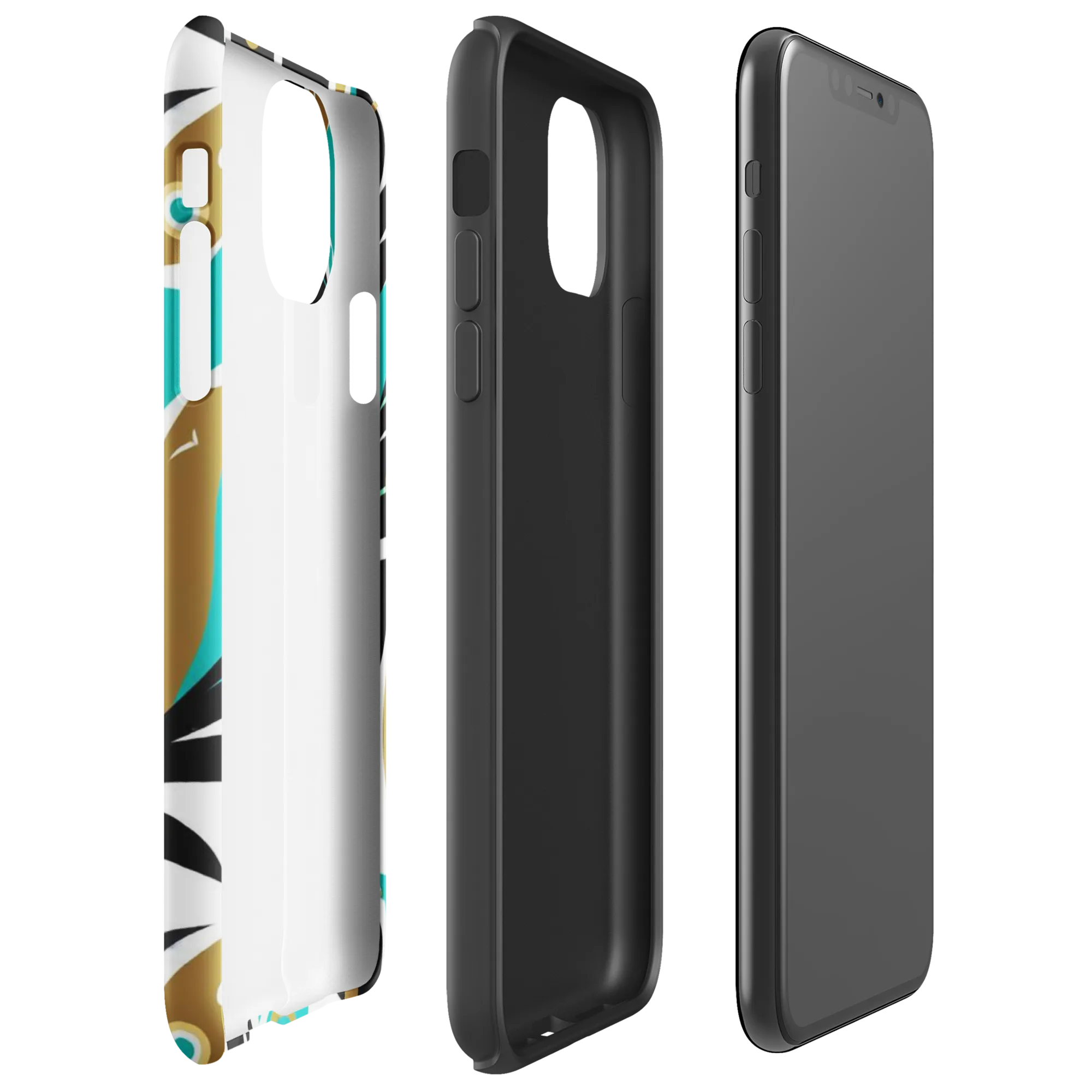 Golden Eyelet on Tough Case for iPhone® — Right