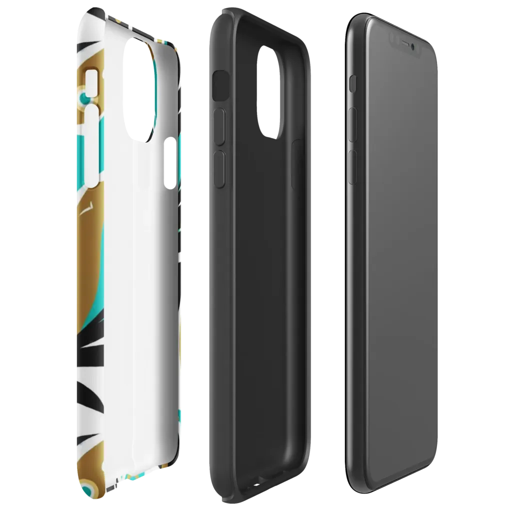 Golden Eyelet on Tough Case for iPhone® — Right