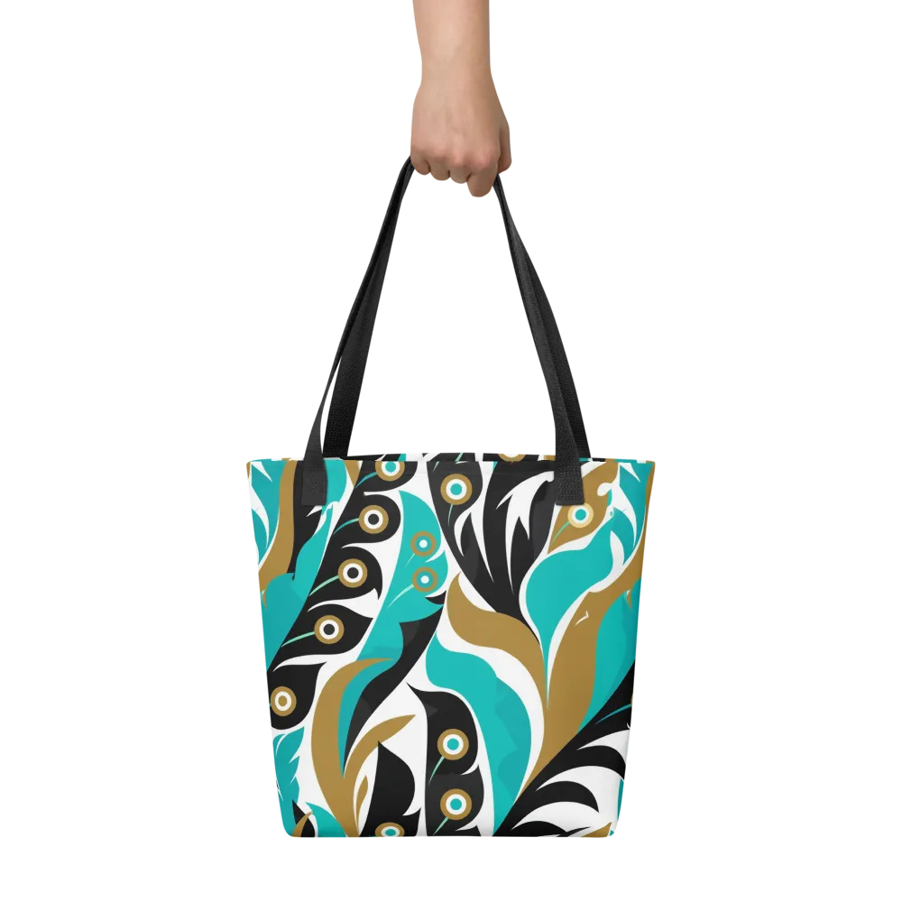 Golden Eyelet on Tote Bag — Front