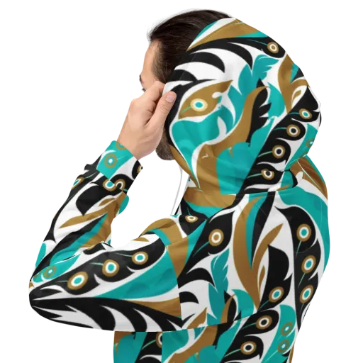 Golden Eyelet on a Hoodie