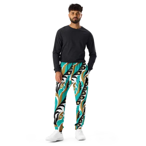 Golden Eyelet on a Men's Joggers