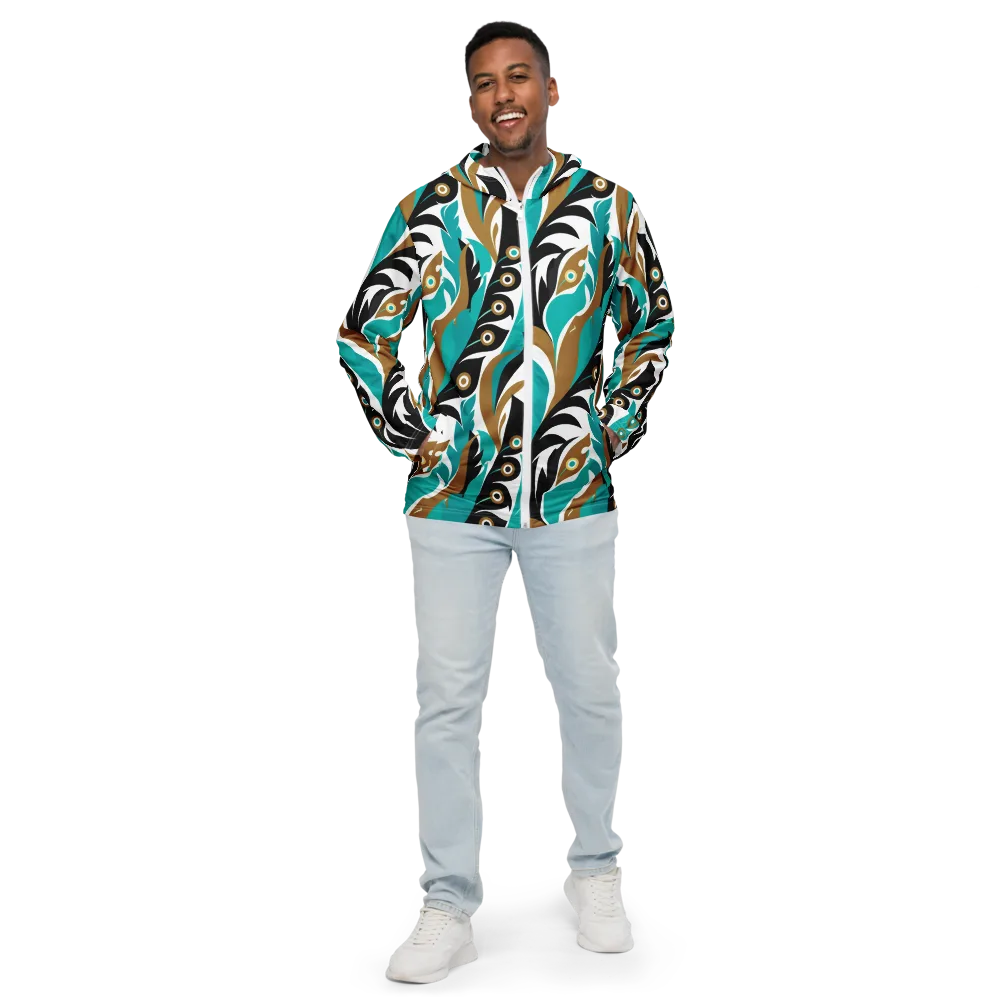 Golden Eyelet on Men's Windbreaker — Front