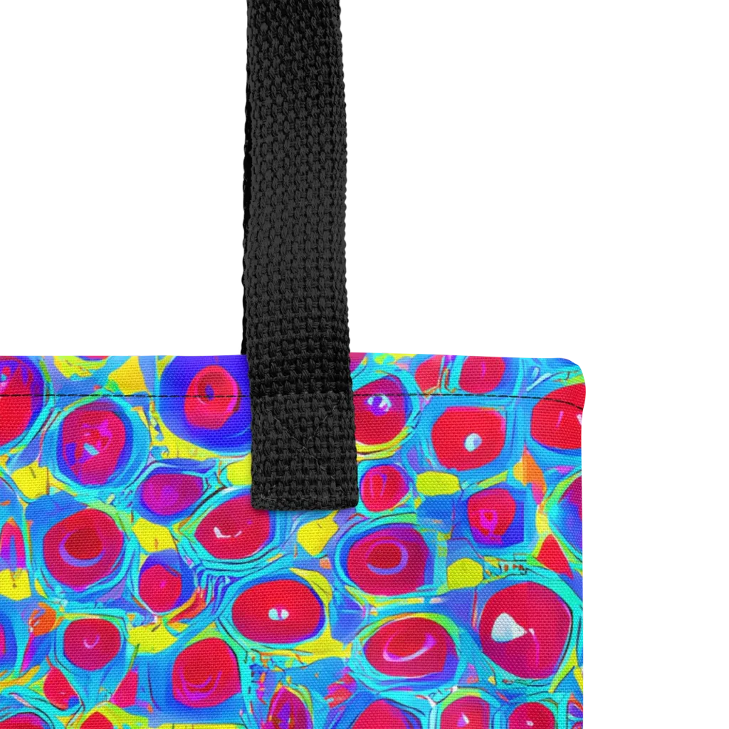 Neon Pebble Riot on Tote Bag — Product details