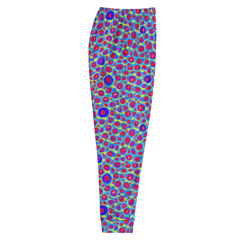 Neon Pebble Riot on Men's Joggers — Right