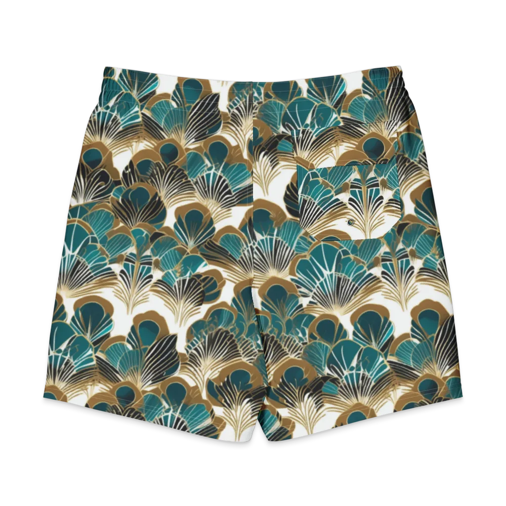 Aurum Botanica on Men's Board Shorts — Back